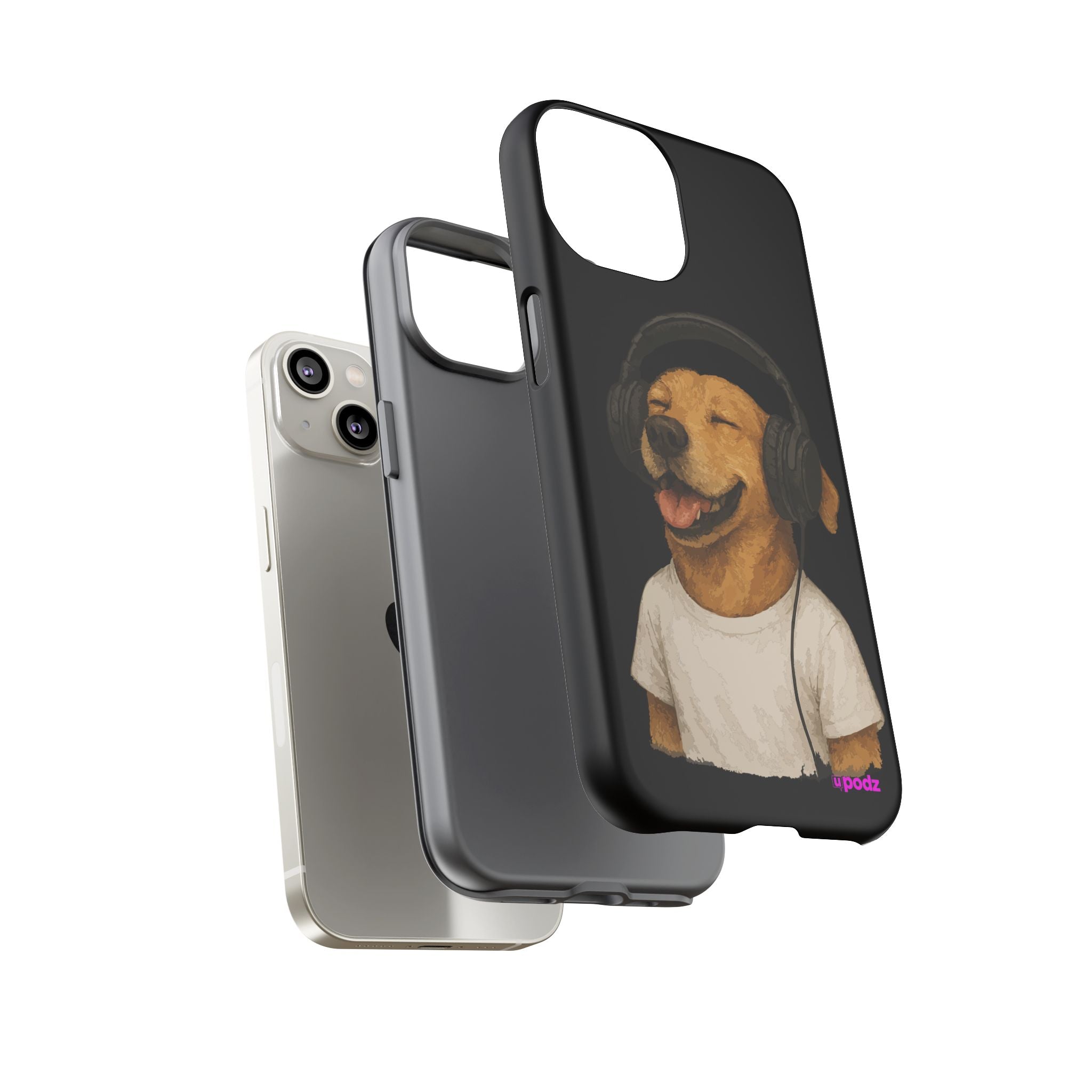 Puppy Vibes Design, Tough Cases, Phone Cover