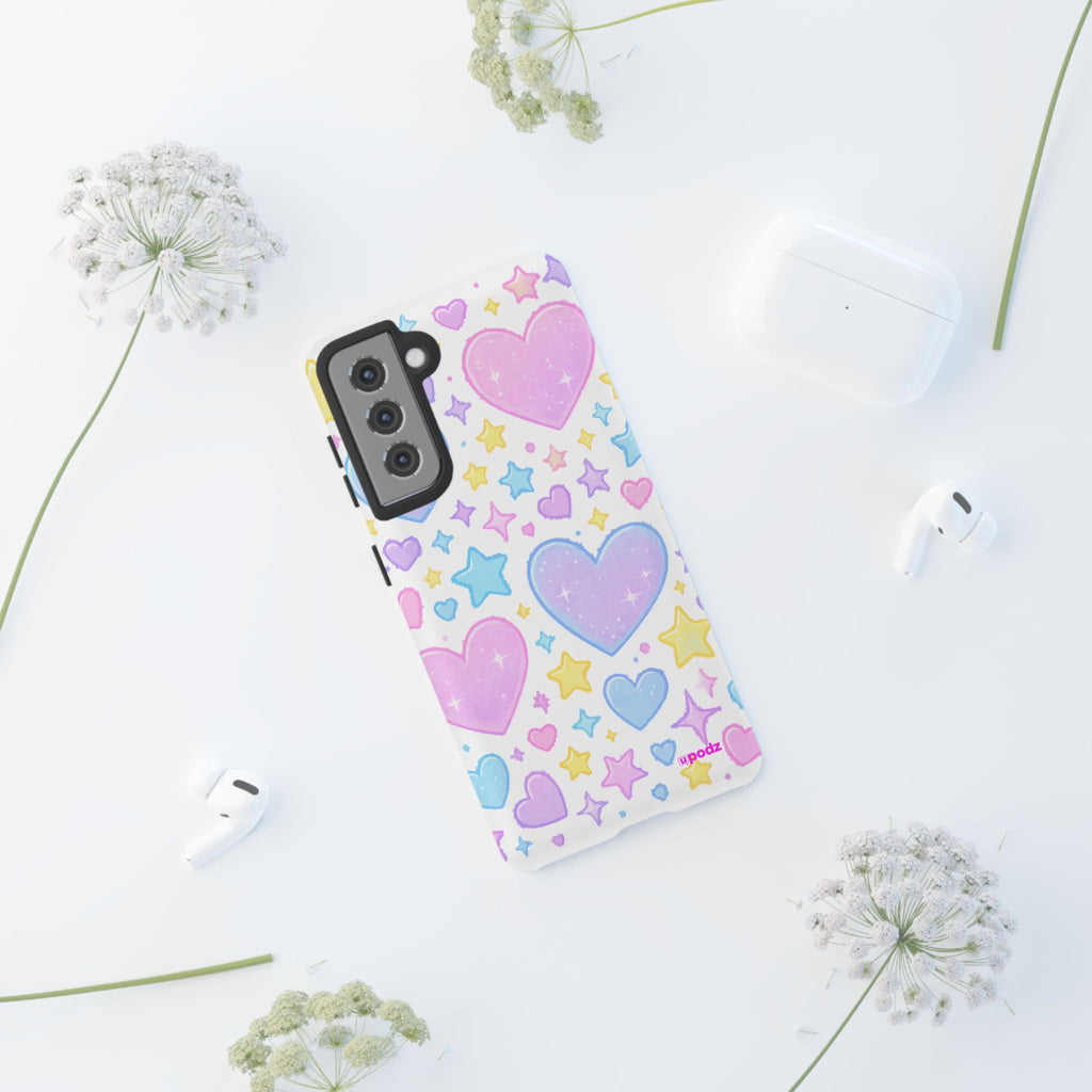 Colourful Doodle Design, Tough Cases, Phone Cover
