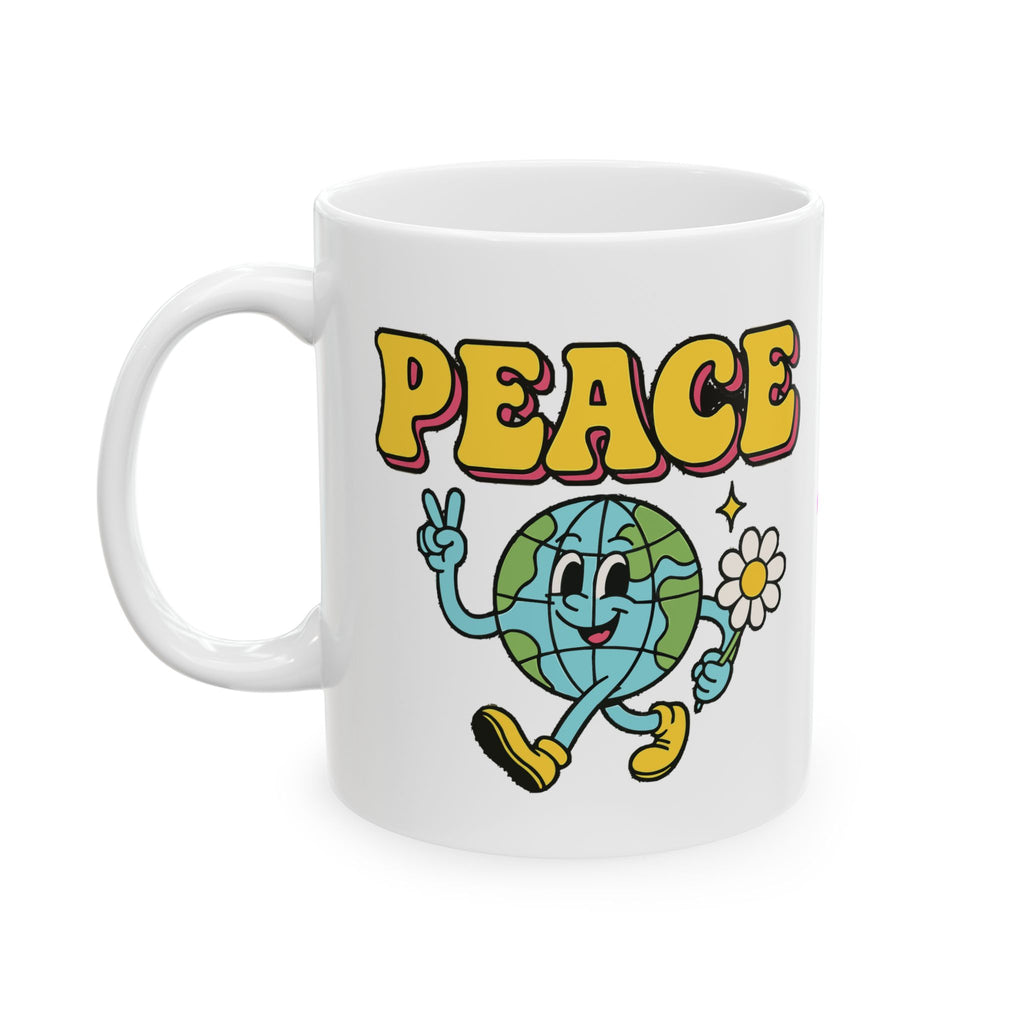 Peace Ceramic Mug |  Personalized Mug