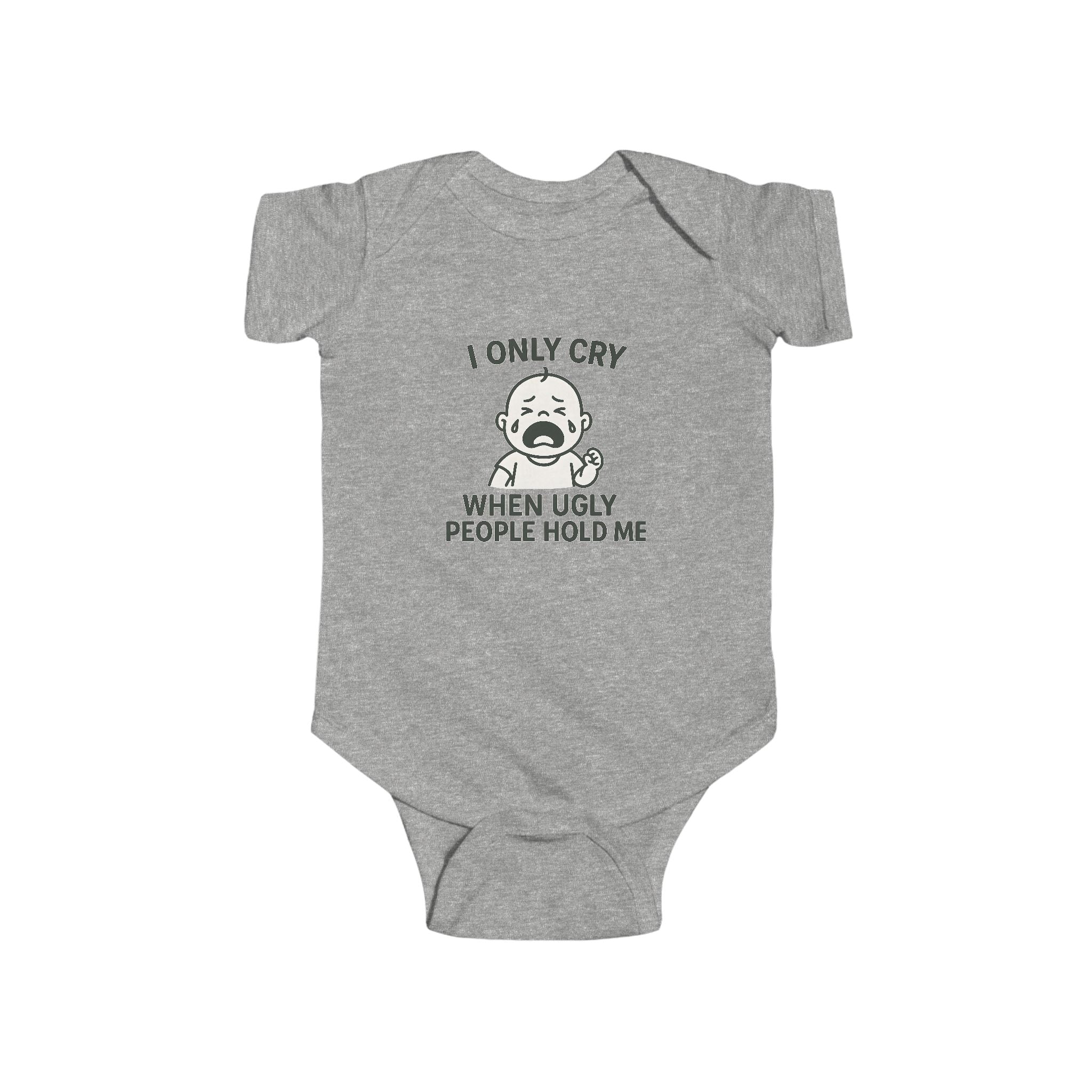 Ugly People Baby Bodysuit, Funny Infant Outfit, Cute Baby Clothes