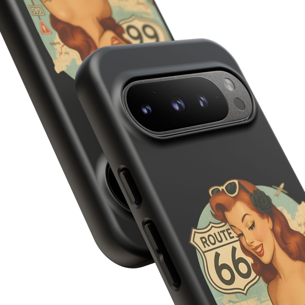 Route 66 Design, Tough Cases, Phone Cover, Unique Gift