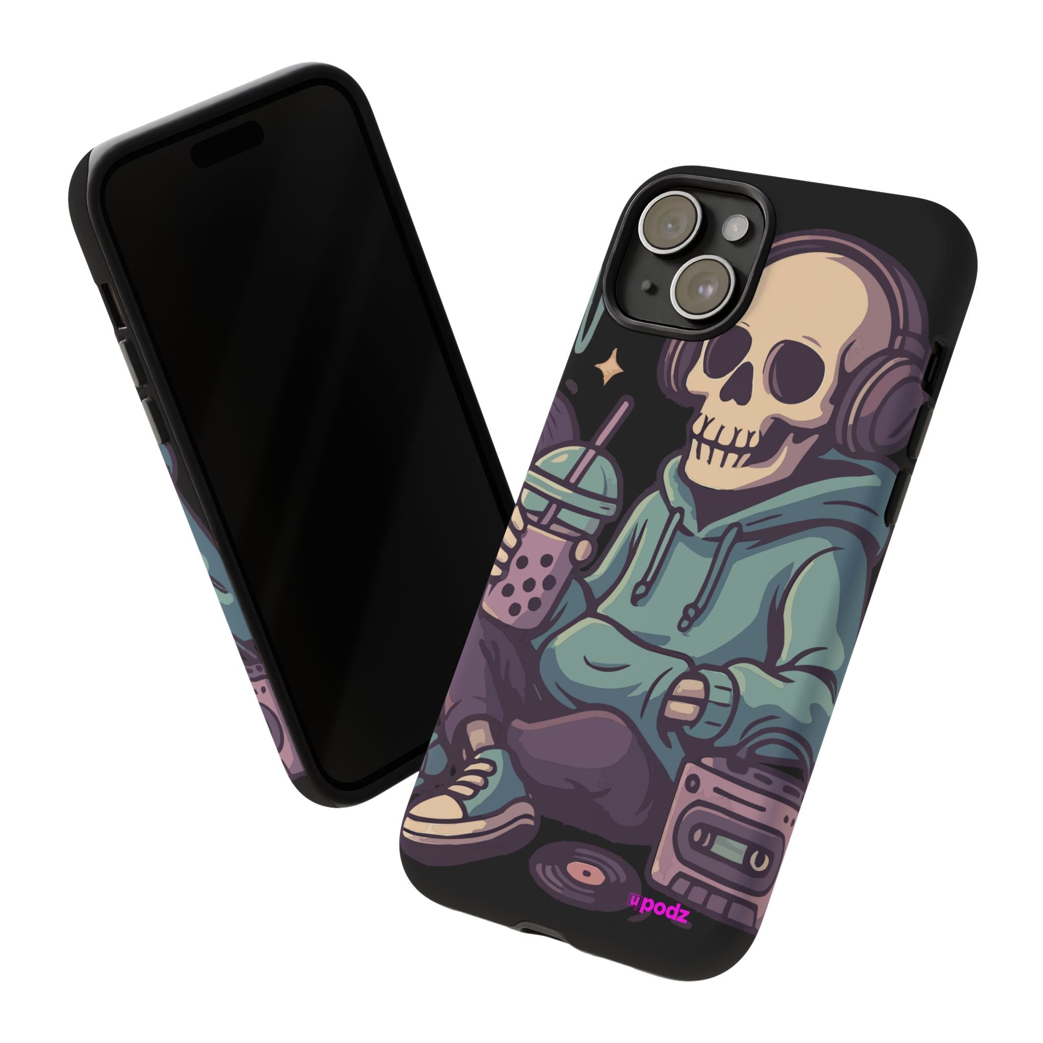Skull Headphones Design, Tough Cases, Phone Cover