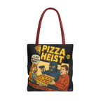 Pizza Heist Tote Bag - Quirky AOP Design, Fun Bag