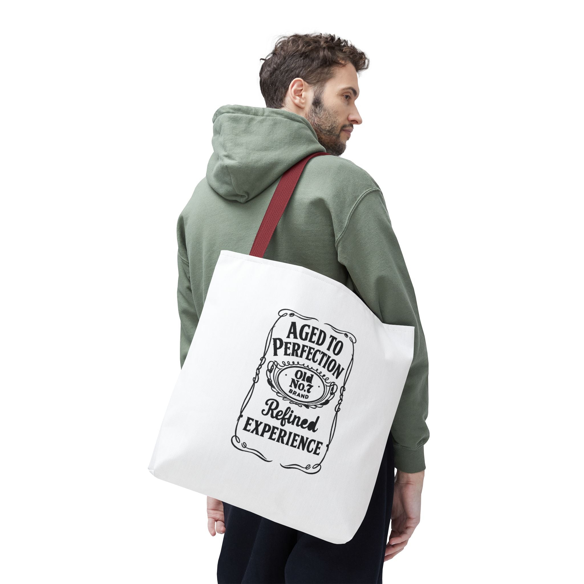 Aged to perfection Tote Bag, Inspirational Gift, Eco-Friendly Shopping Bag