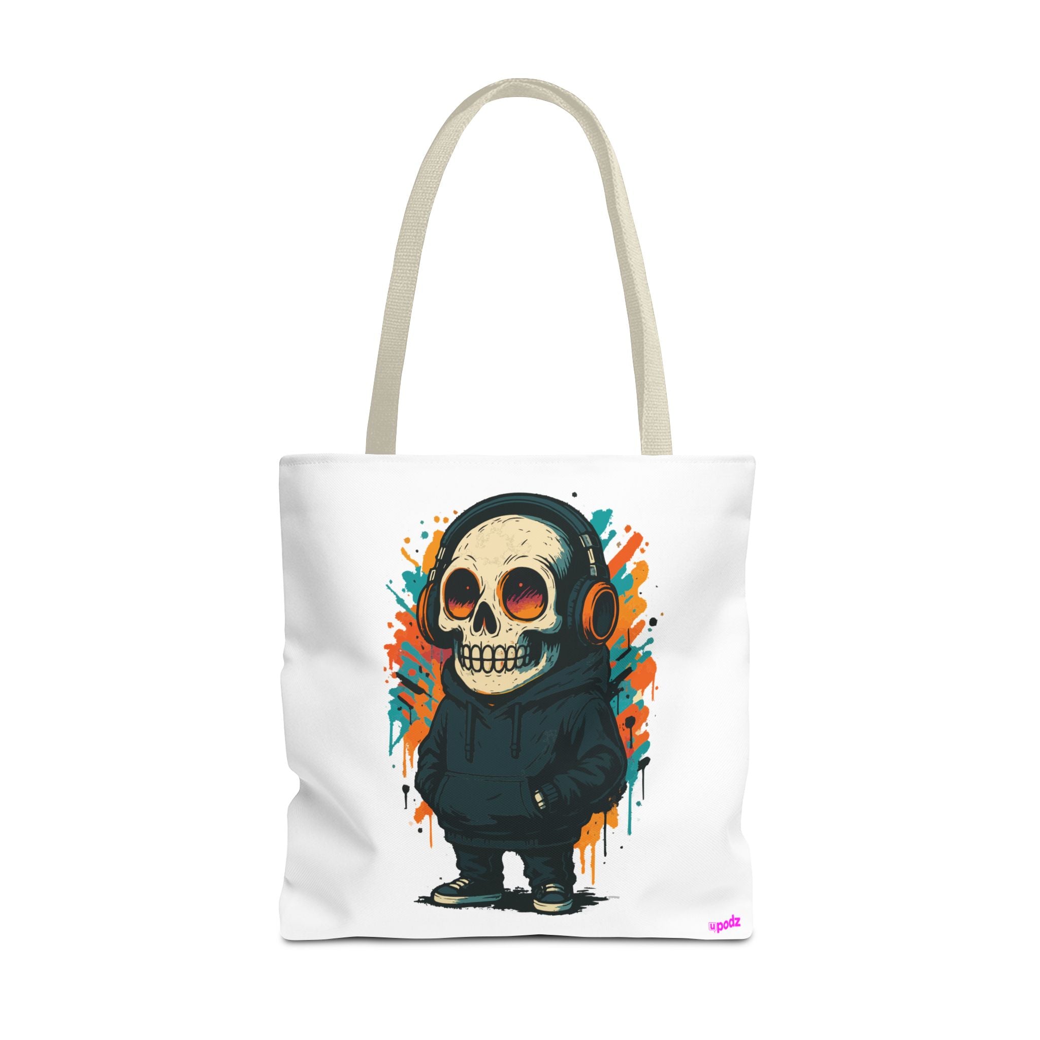 Skull Vibes Tote Bag - Quirky Fun Bag