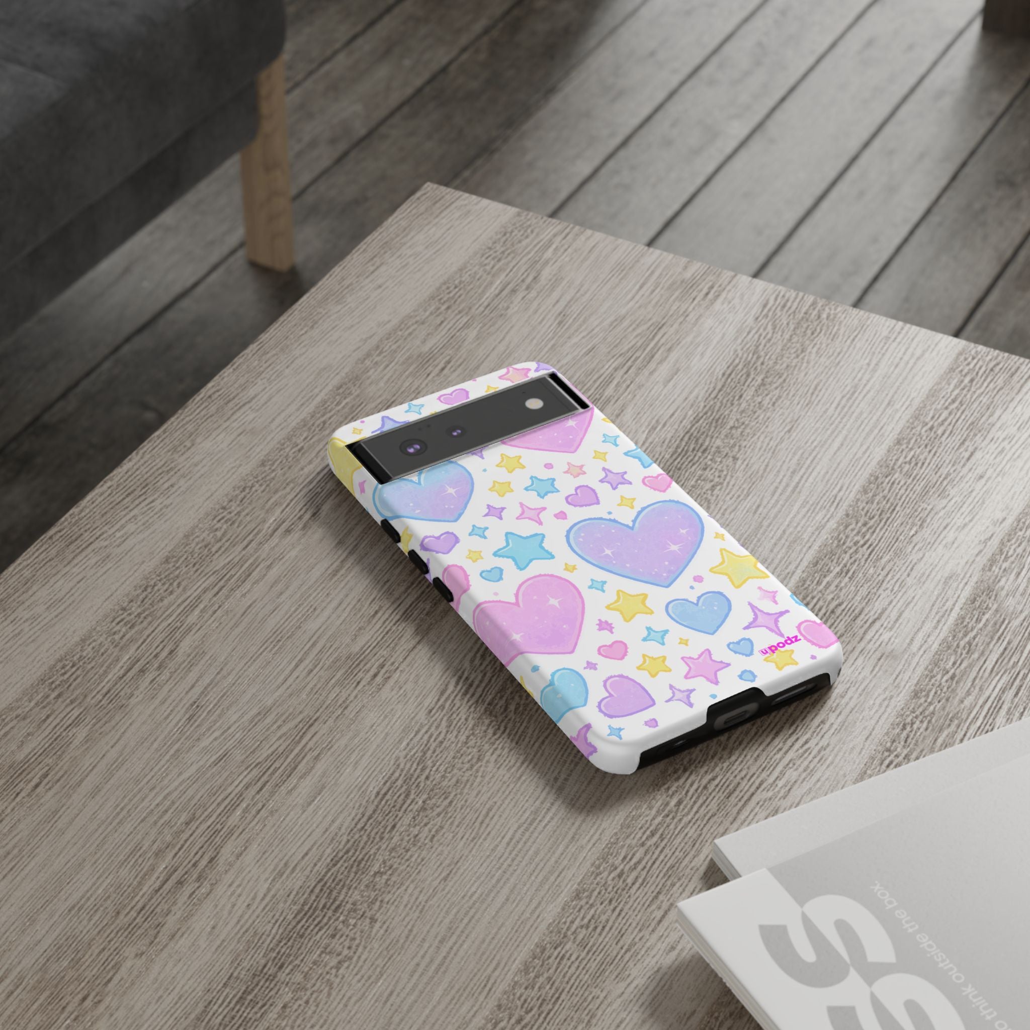 Colourful Doodle Design, Tough Cases, Phone Cover