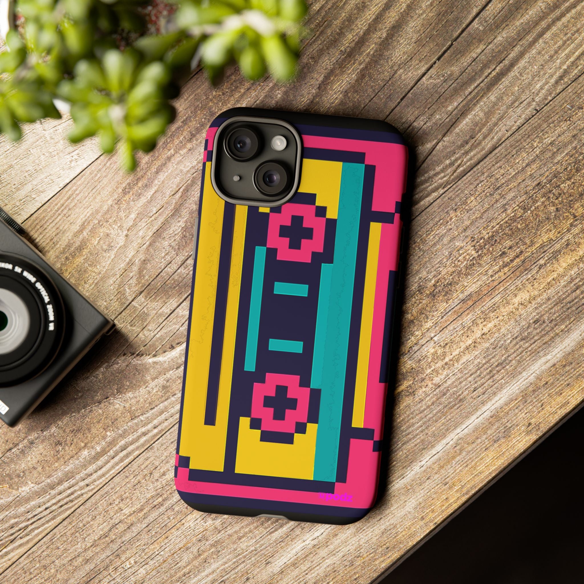Retro tape Design, Tough Cases, Phone Cover