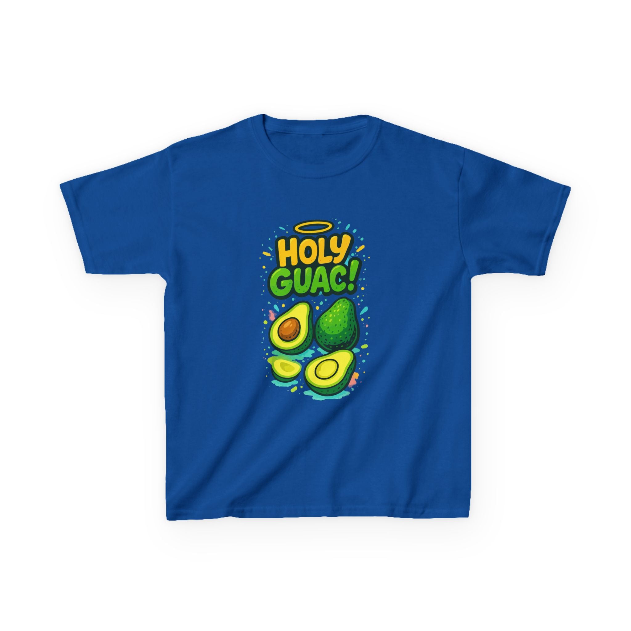 Holy Guac Kids Tee, Fun Graphic Tee, Kids Cotton T-Shirt
