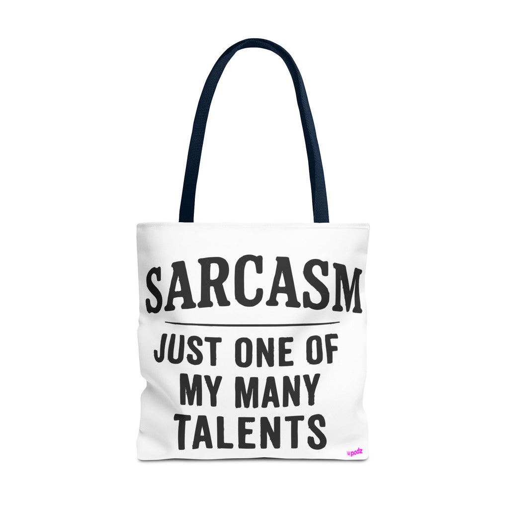 Sarcasm Tote Bag - Quirky Design, Fun Bag