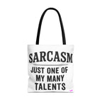 Sarcasm Tote Bag - Quirky Design, Fun Bag