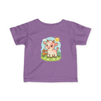 Cute Cow Infant Tee, Baby Cow Shirt, Toddler Tee, Farm Animal T-Shirt