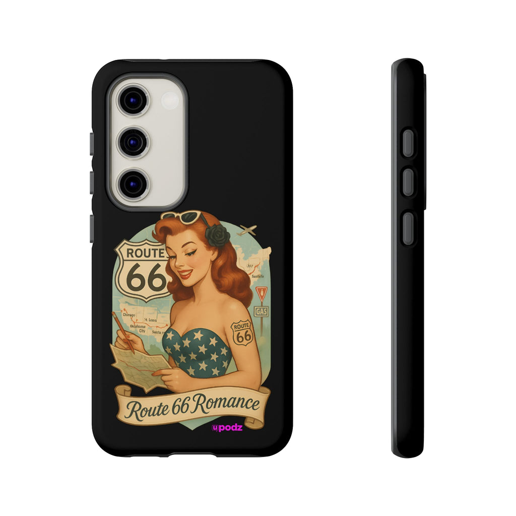 Route 66 Design, Tough Cases, Phone Cover, Unique Gift