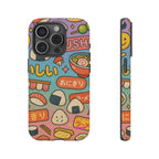 I love Sushi, White Cover Design, Tough Cases, Phone Cover