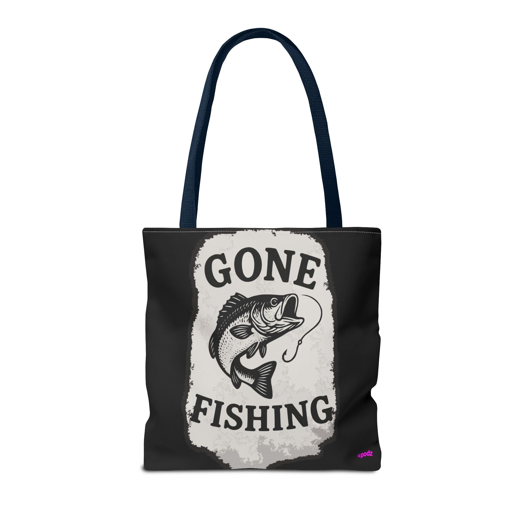 Gone Fishing Tote Bag - Quirky Fun Bag