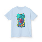 Brain Freeze Kids Tee, Fun Graphic Tee, Kids Cotton T-Shirt