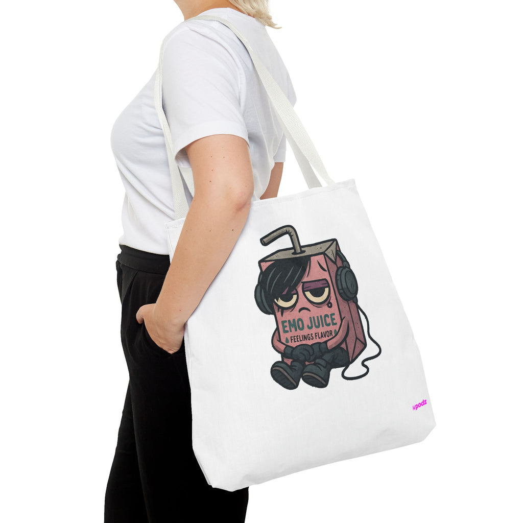 Sad Emo Tote Bag - Quirky Fun Bag