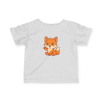 Happy Baby Fox Infant Tee, Baby Shirt, Toddler Tee, Farm Animal T-Shirt