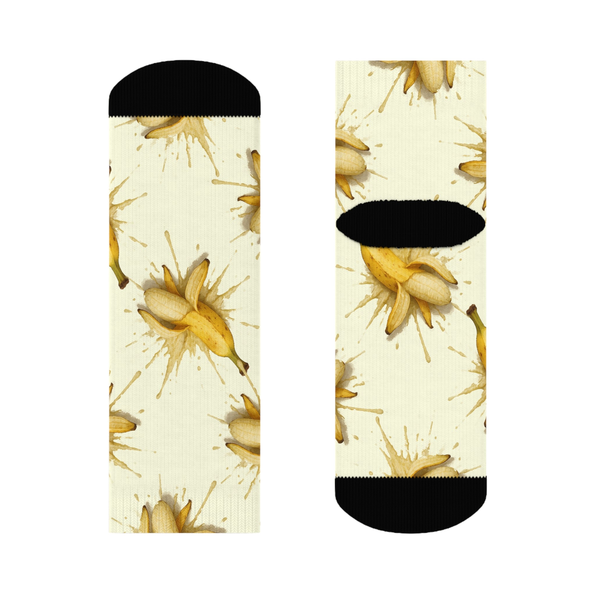 Slippery Banana Socks, Funky Design