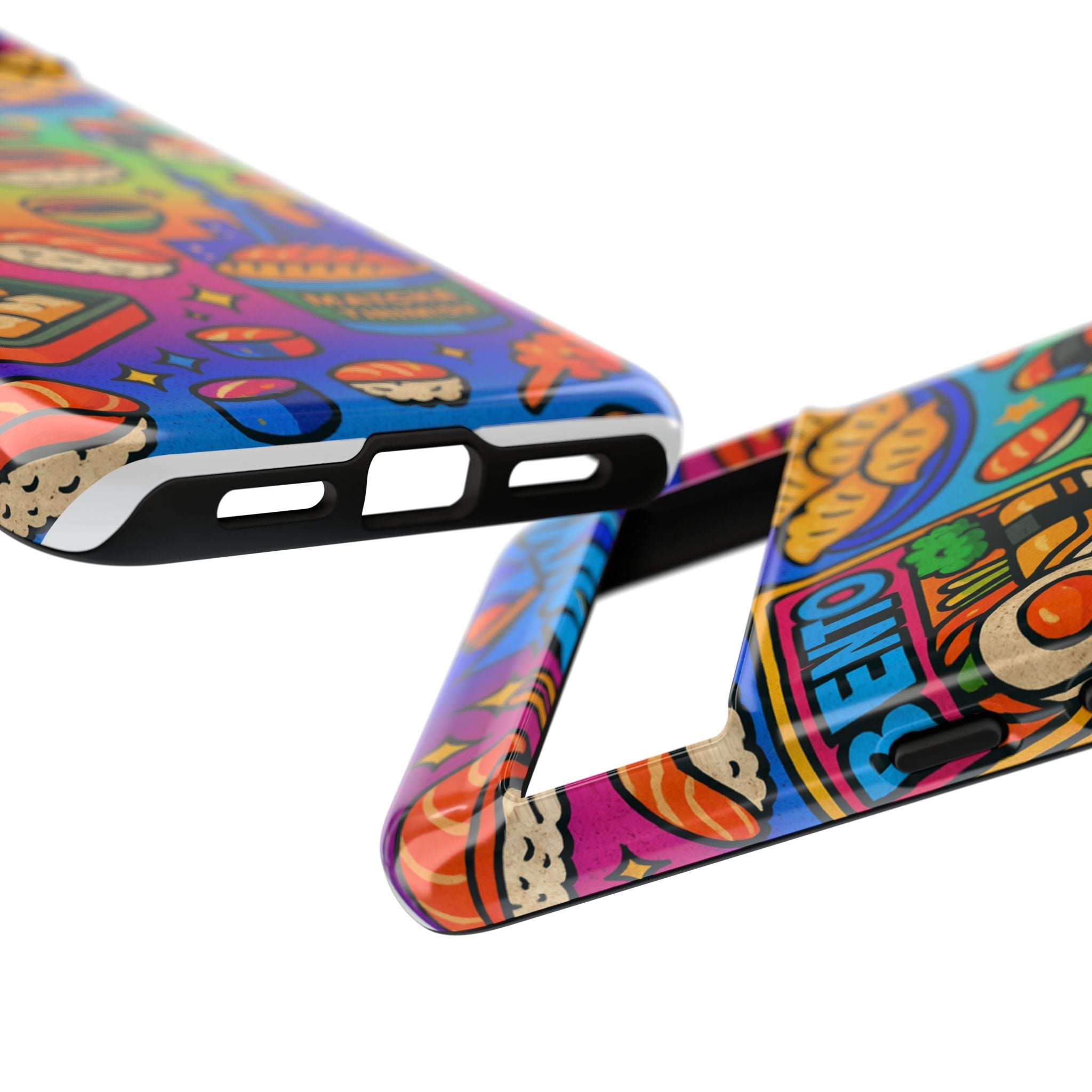 Bento Box, White Cover Design, Tough Cases, Phone Cover