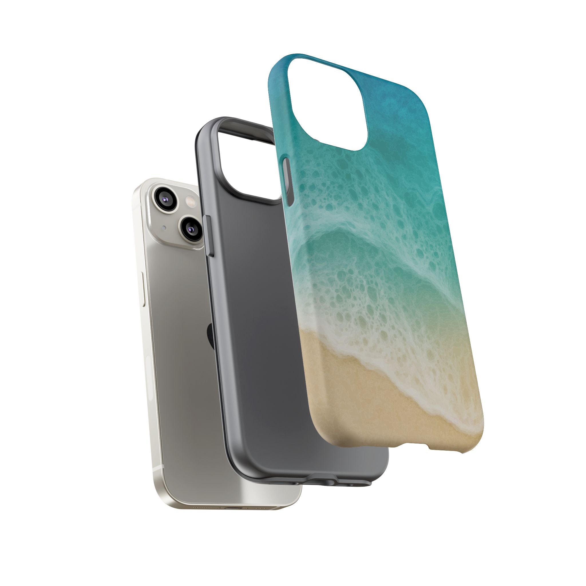 Resin Art, White Cover Design, Tough Cases, Phone Cover