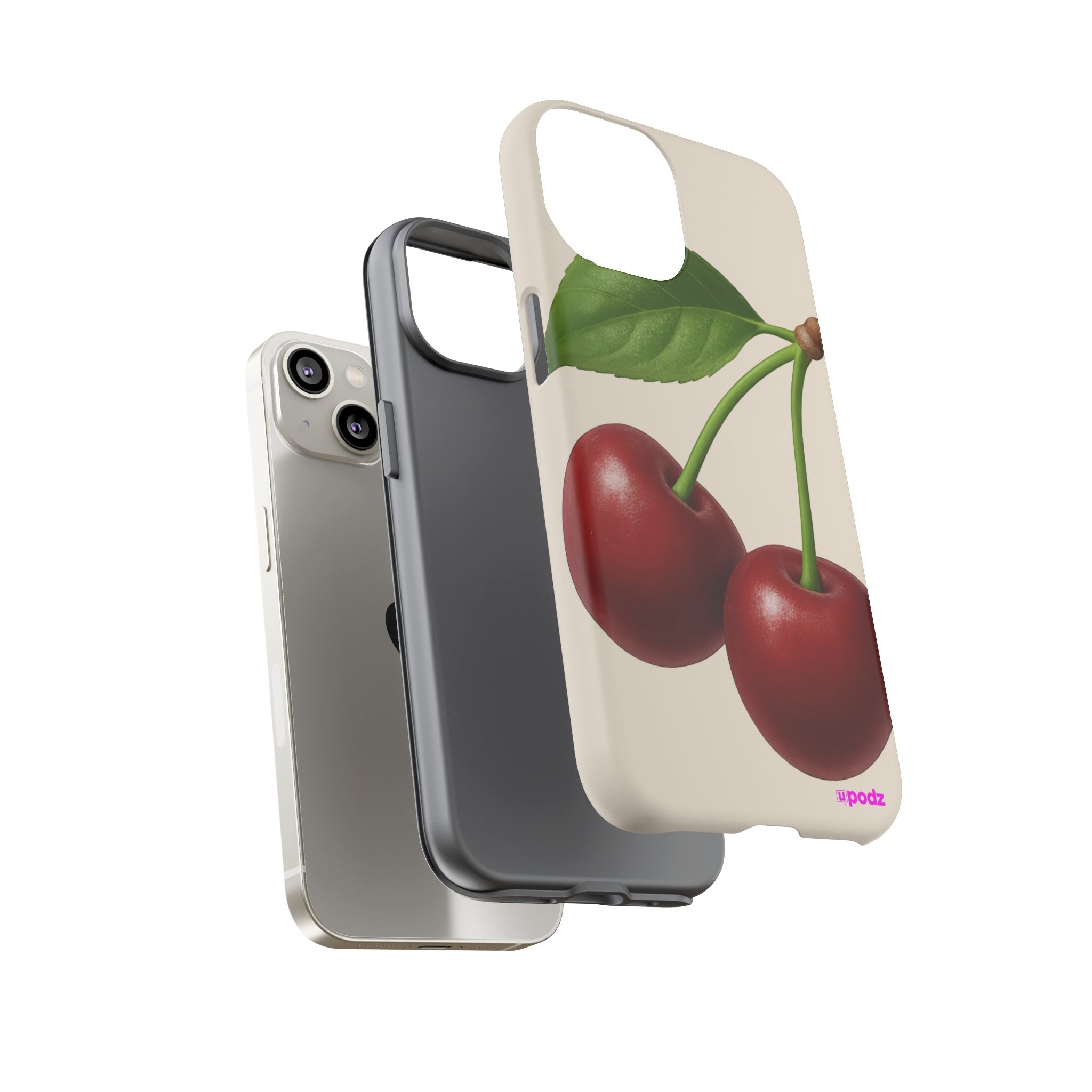 Red Cherry Design, Tough Cases, Phone Cover