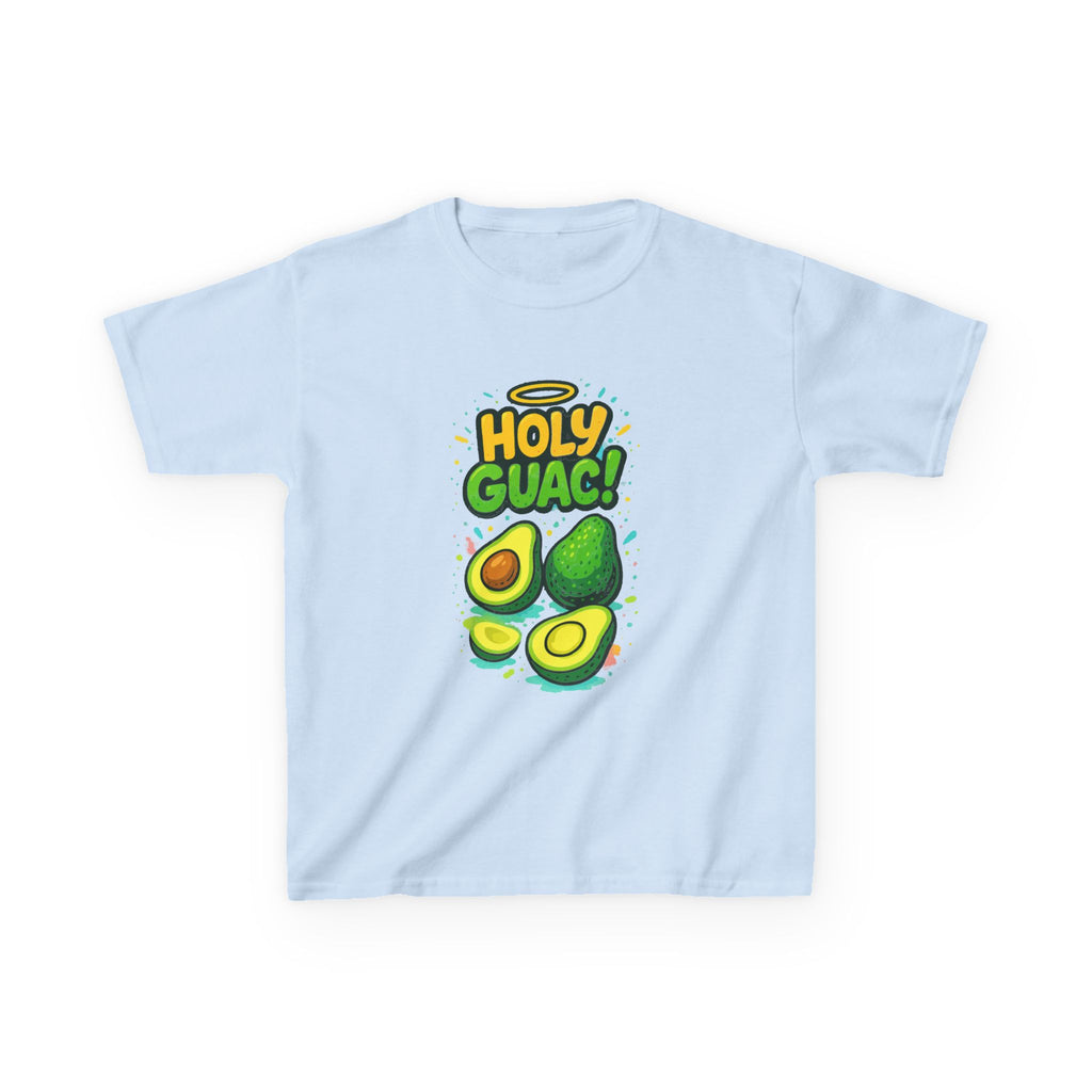 Holy Guac Kids Tee, Fun Graphic Tee, Kids Cotton T-Shirt