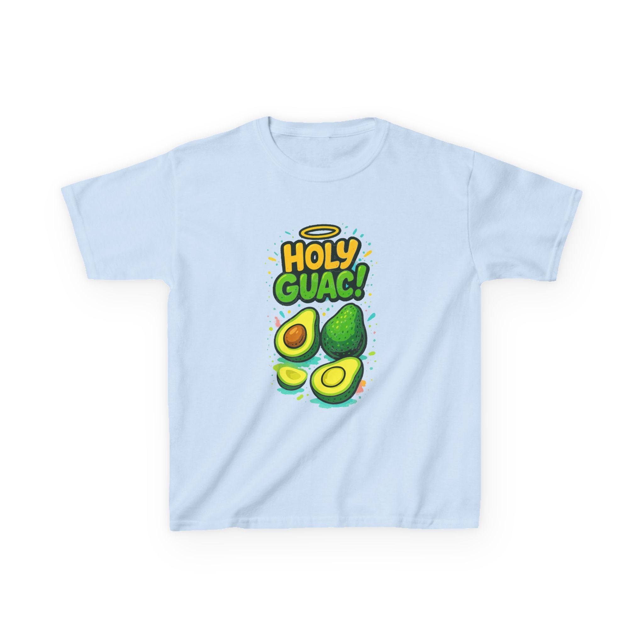 Holy Guac Kids Tee, Fun Graphic Tee, Kids Cotton T-Shirt