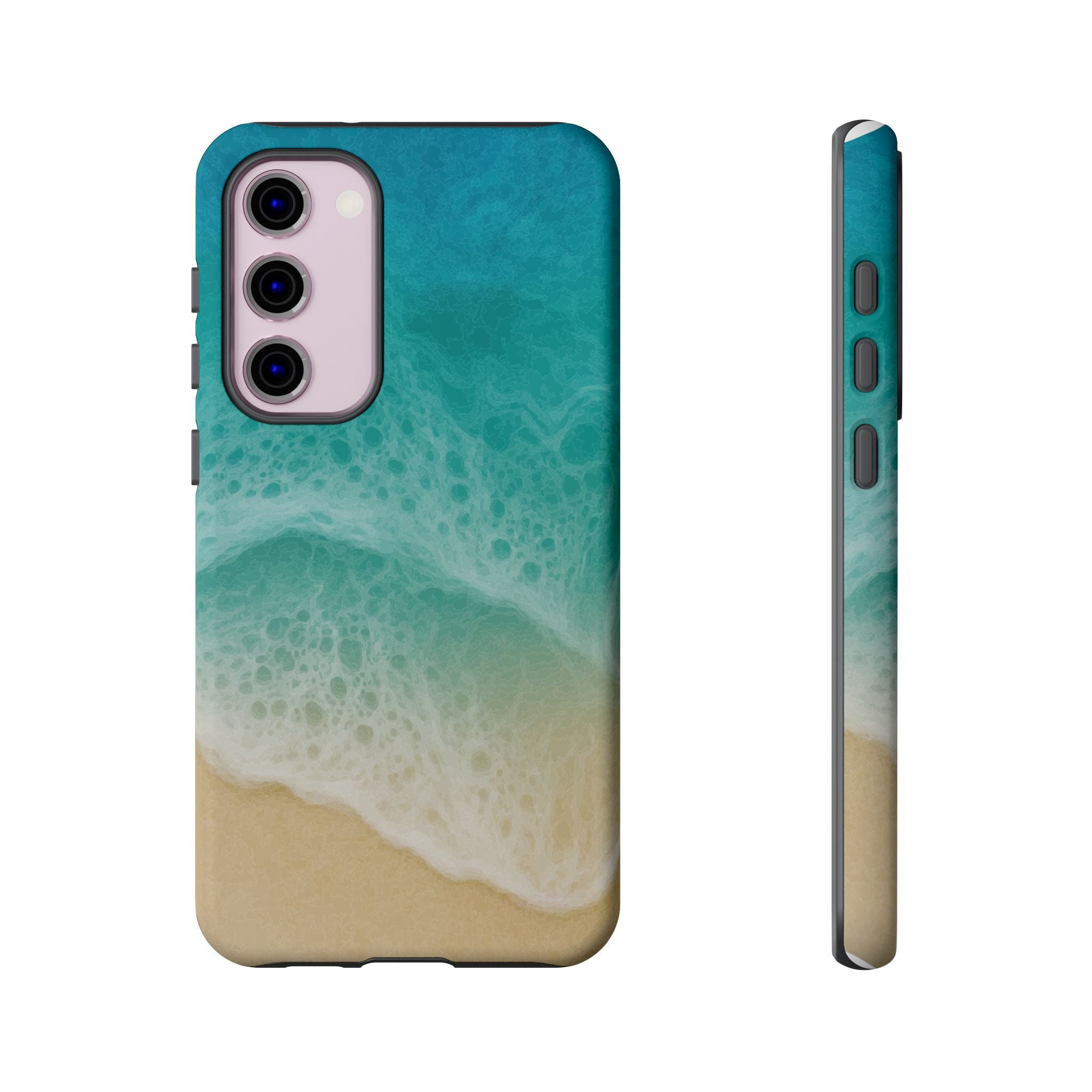 Resin Art, White Cover Design, Tough Cases, Phone Cover