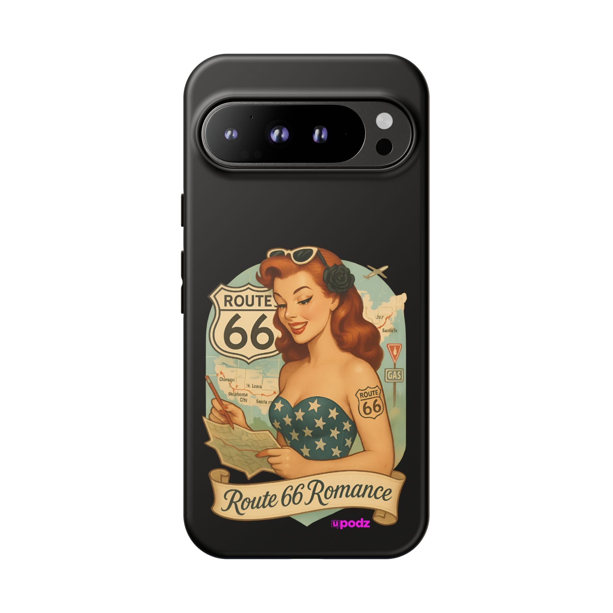 Route 66 Design, Tough Cases, Phone Cover, Unique Gift