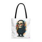 Skull Vibes Tote Bag - Quirky Fun Bag