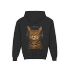 Cool Cat, Youth Hooded Sweatshirt, Casual Wear