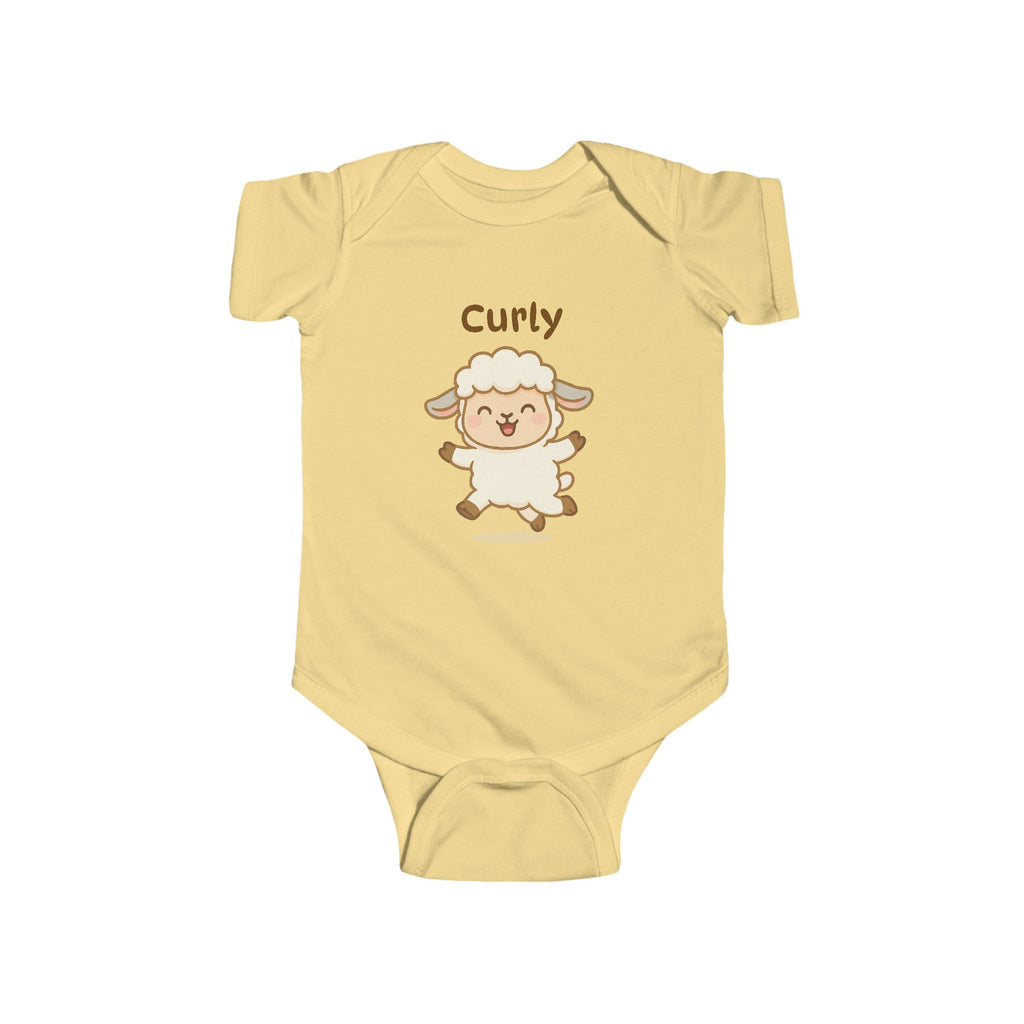 Little Lamb Baby Bodysuit, Funny Infant Outfit, Cute Baby Clothes