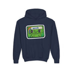 Cassette Youth Hooded Sweatshirt, Casual Wear