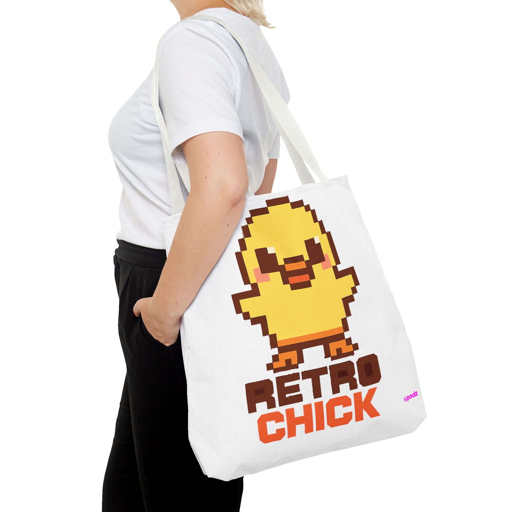 Retro Chick Tote Bag - Quirky Fun Bag