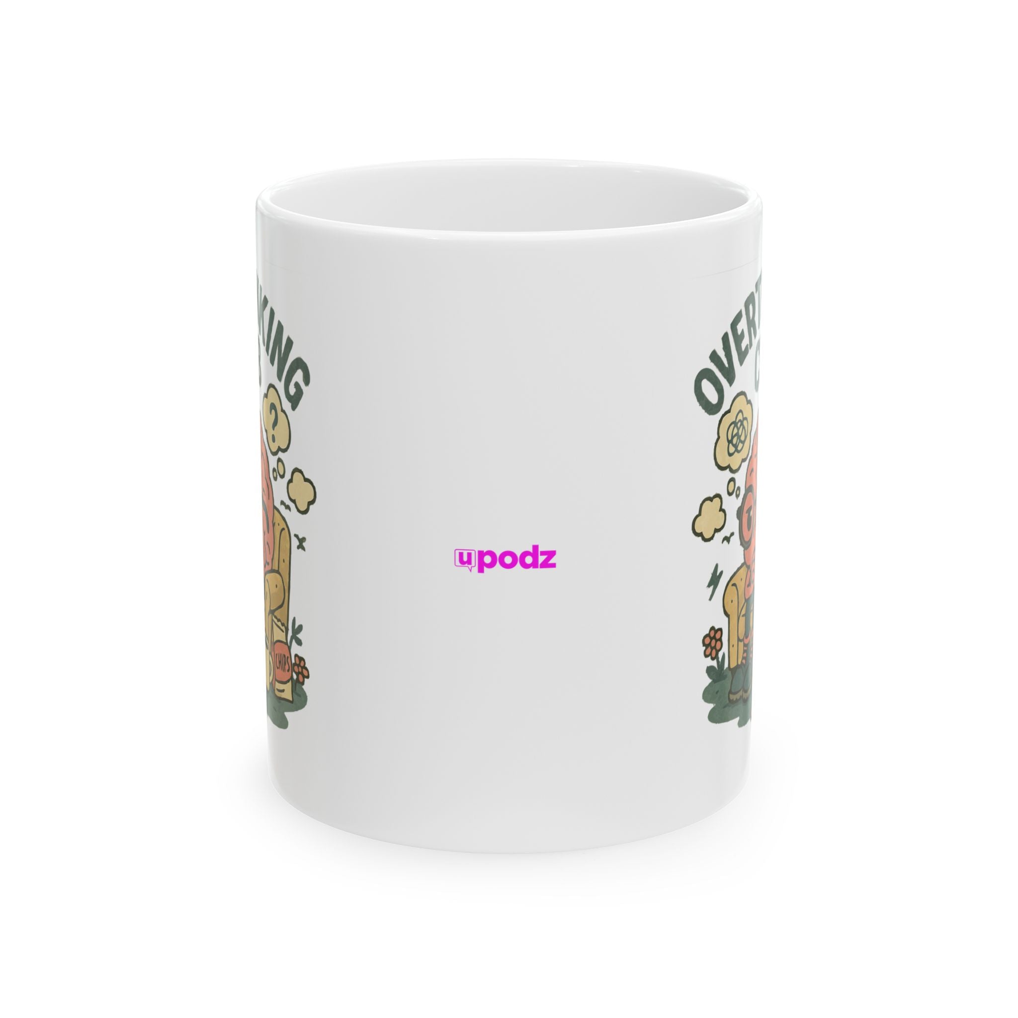Over thinking Club Ceramic Mug |  Personalized Mug
