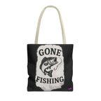 Gone Fishing Tote Bag - Quirky Fun Bag