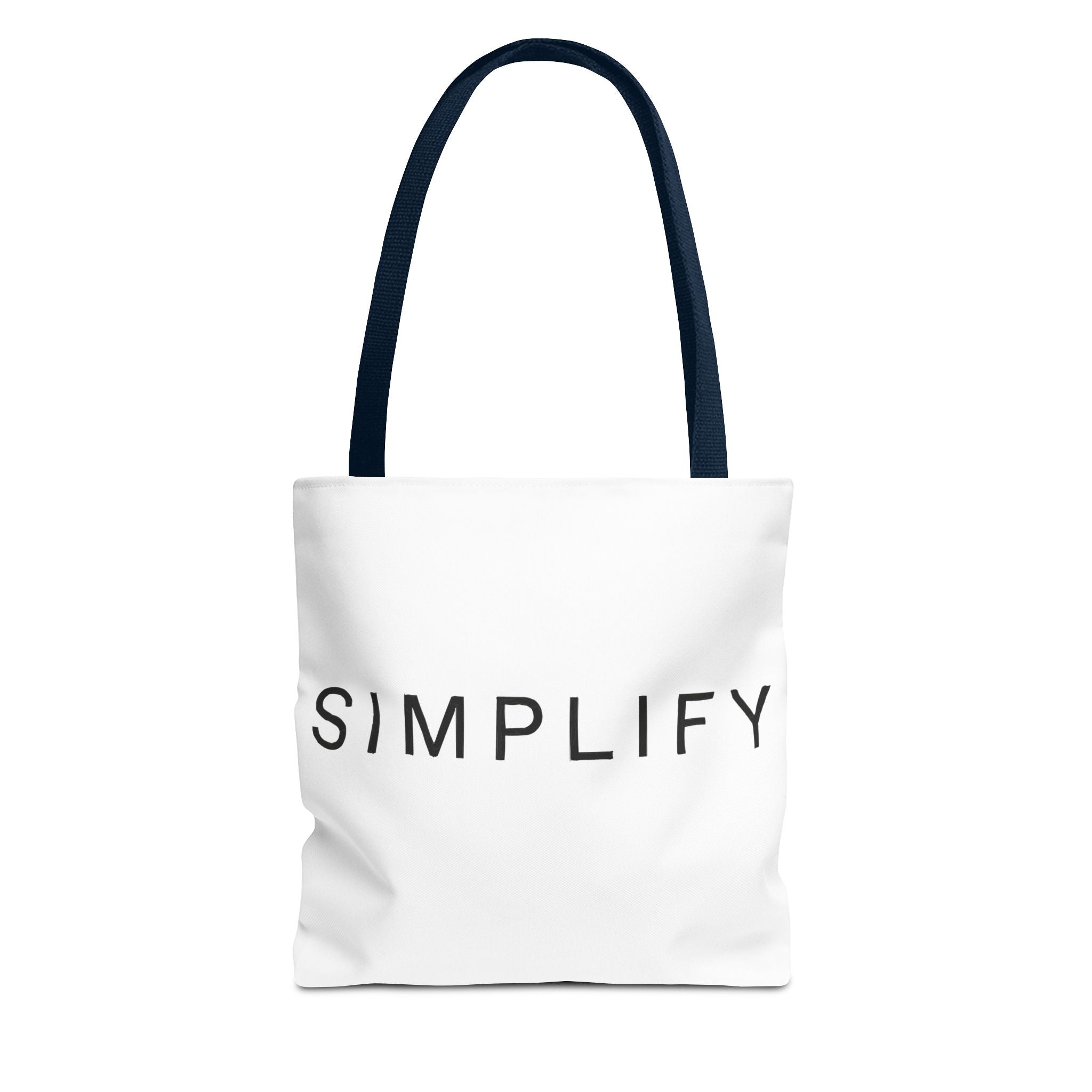 Simplify Tote Bag, Inspirational Gift, Eco-Friendly Shopping Bag