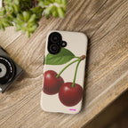 Red Cherry Design, Tough Cases, Phone Cover