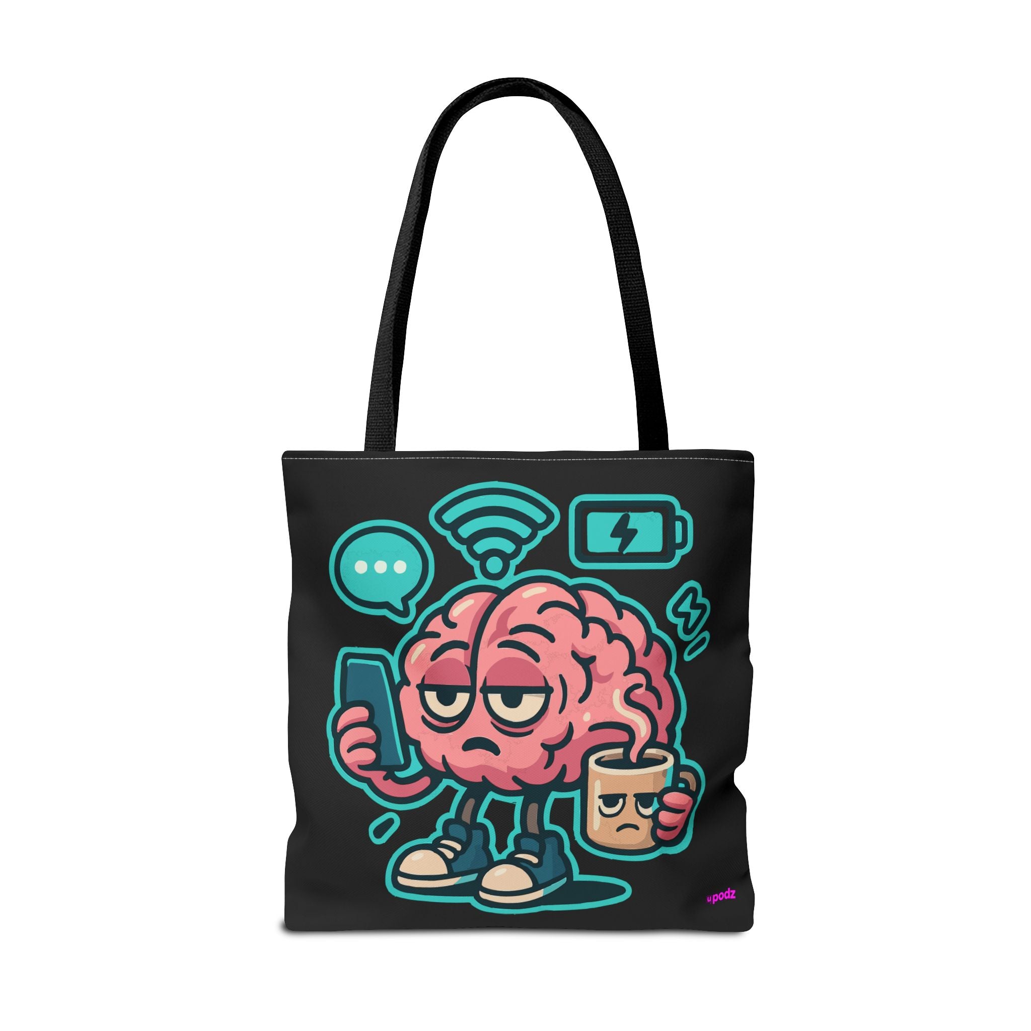 Brain Power Tote Bag - Quirky, Fun Tote Bag