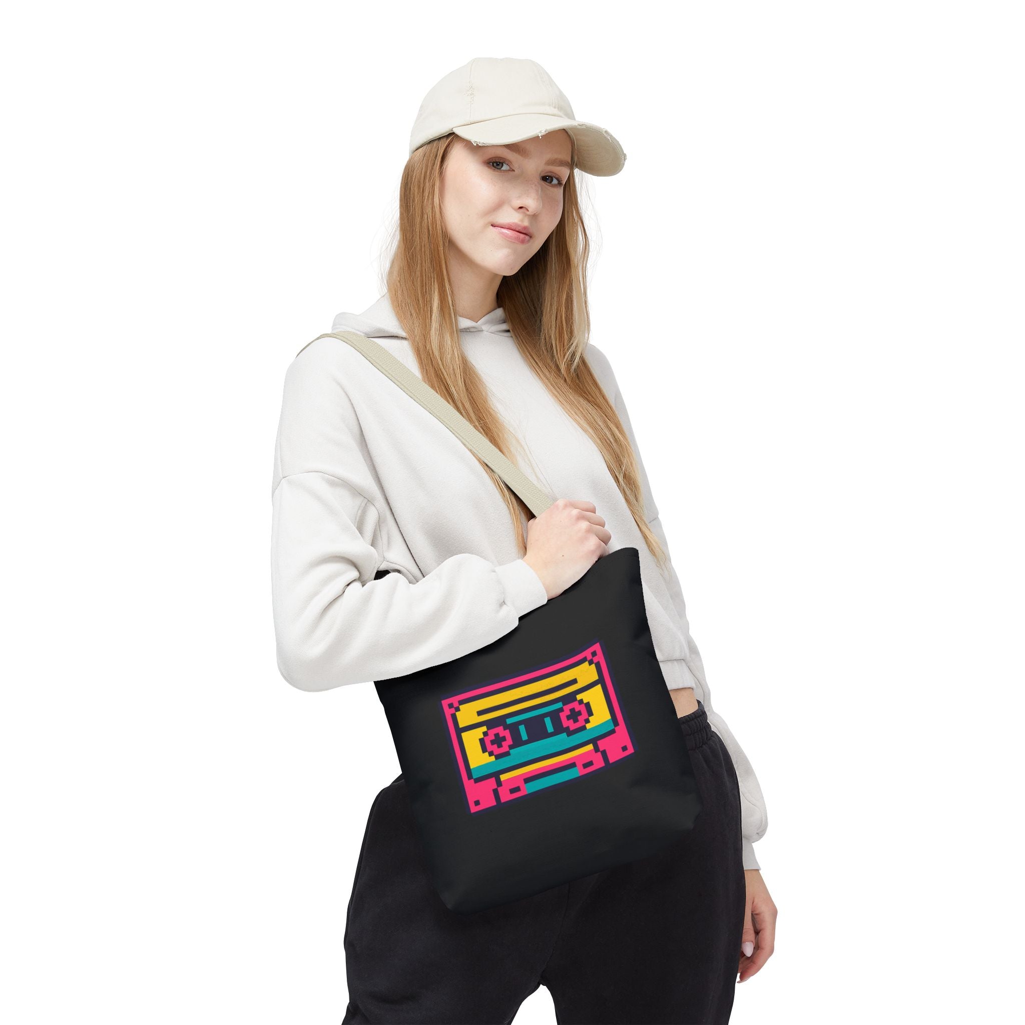 Tape Tote Bag, Inspirational Gift, Eco-Friendly Shopping Bag