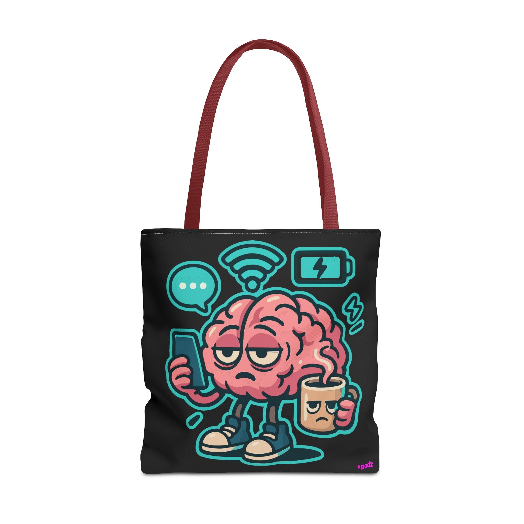 Brain Power Tote Bag - Quirky, Fun Tote Bag