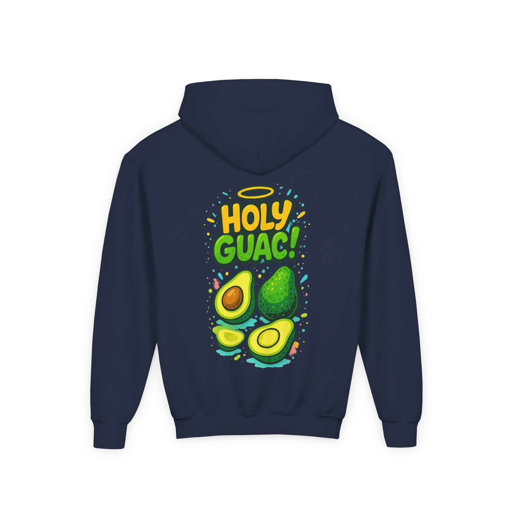Holy Guacamole Fun Youth Hooded Sweatshirt, Casual Wear