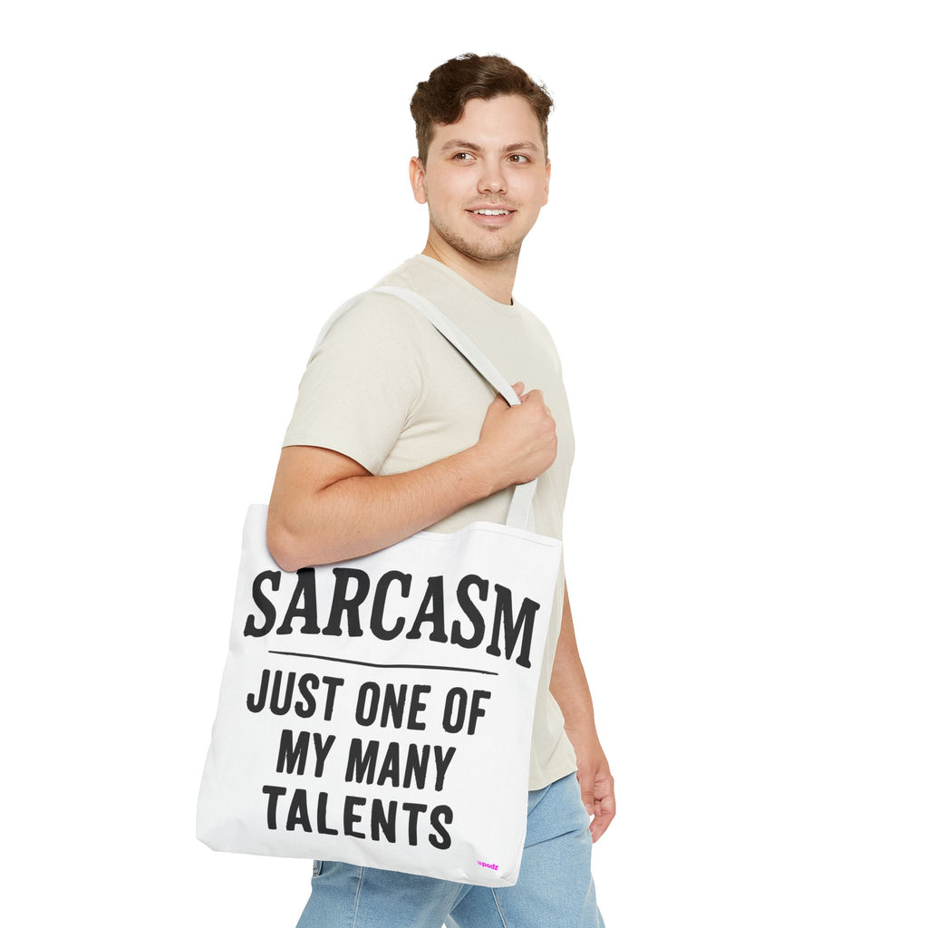 Sarcasm Tote Bag - Quirky Design, Fun Bag