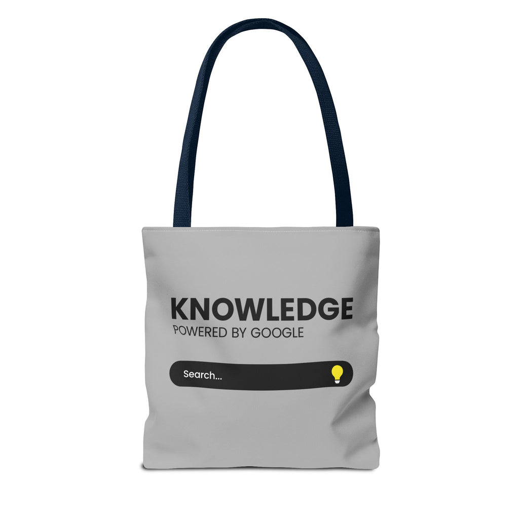Knowledge Powered Tote Bag - Motivational Carryall