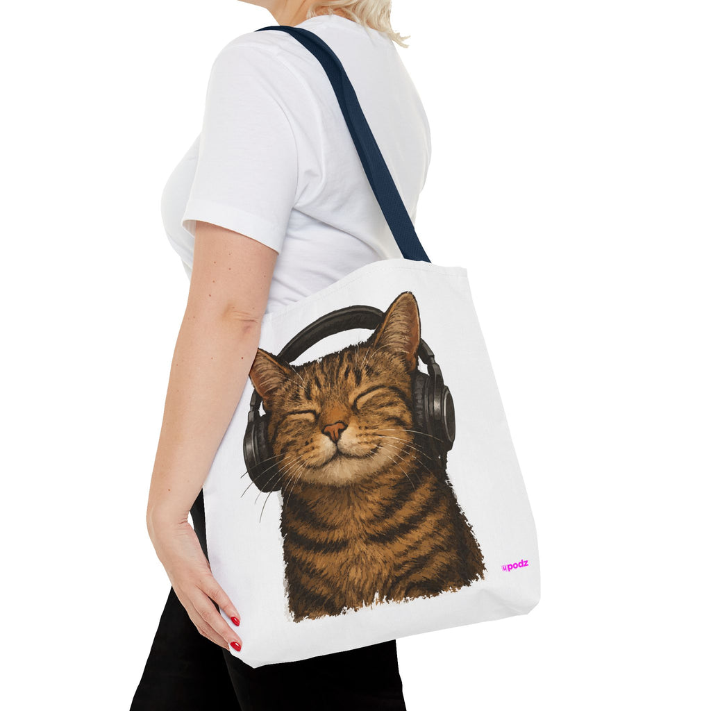 Kitty Love Tote Bag - Quirky Design, Fun Bag