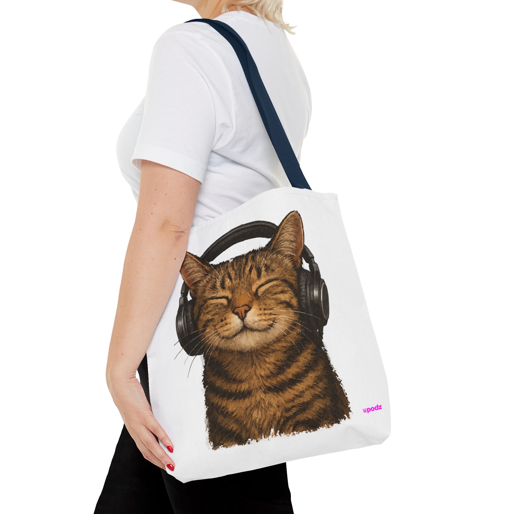 Kitty Love Tote Bag - Quirky Design, Fun Bag