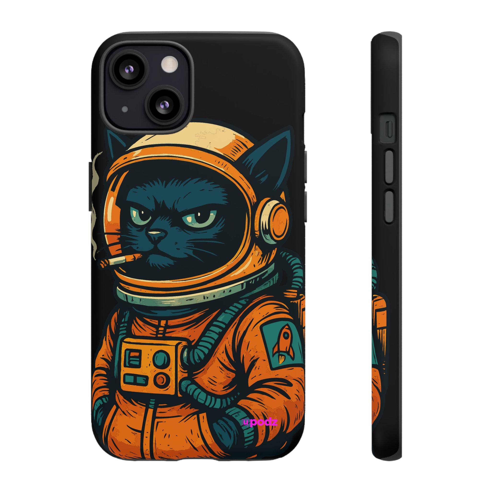 Smoking Cat Design, Tough Cases, Phone Cover