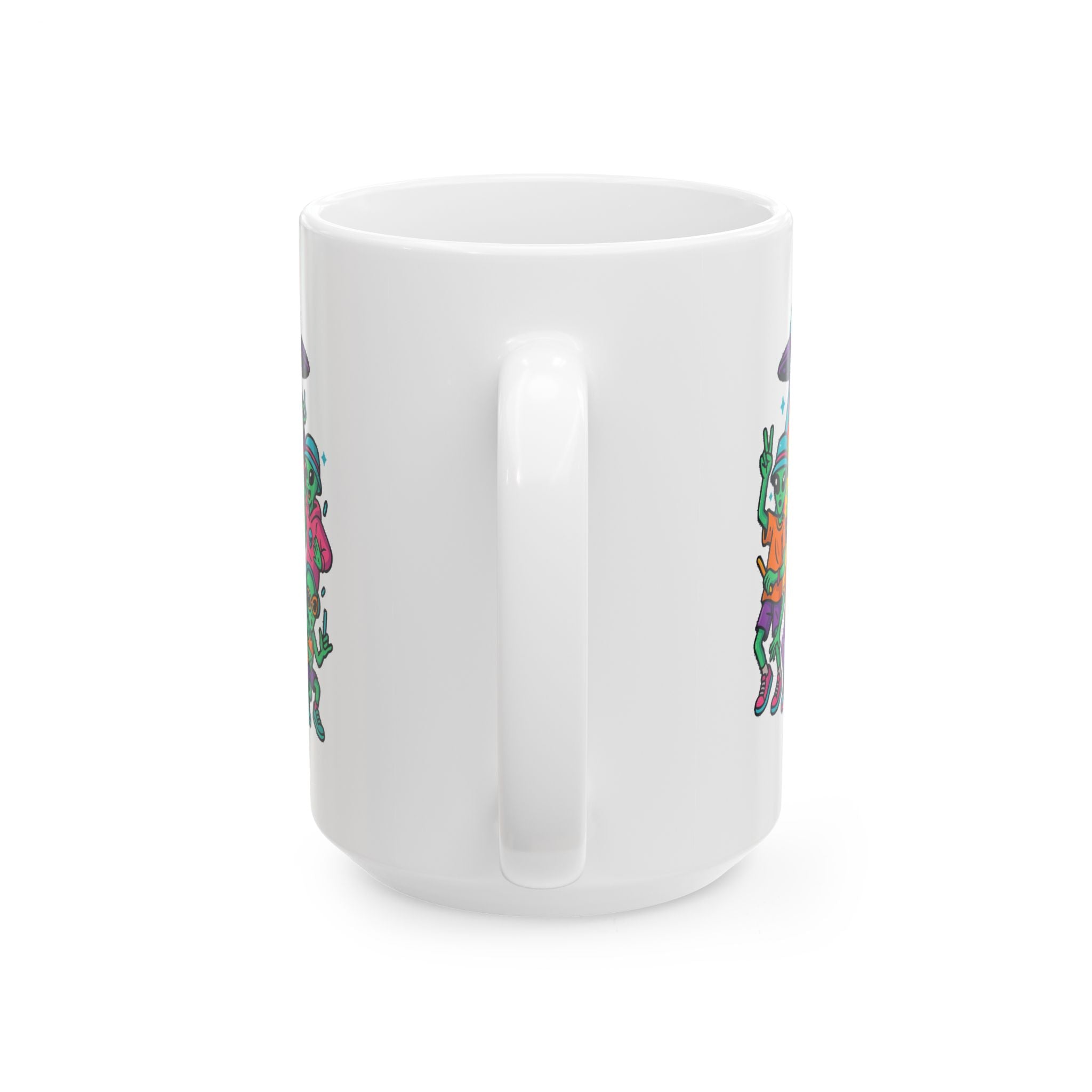 Alien Party Ceramic Mug |  Personalized Mug