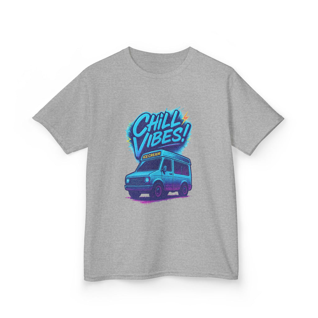 Chill Vibes Kids Tee, Fun Graphic Tee, Kids Cotton T-Shirt