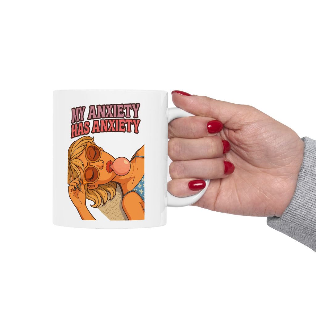 My Anxiety Ceramic Mug |  Personalized Mug